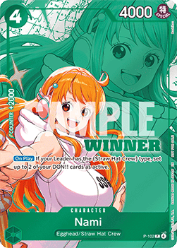 Nami (P-102) (V.1) – One Piece Card Game – English