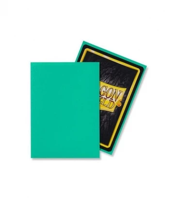 Dragon Shield Matte Mint card sleeve front and back view
