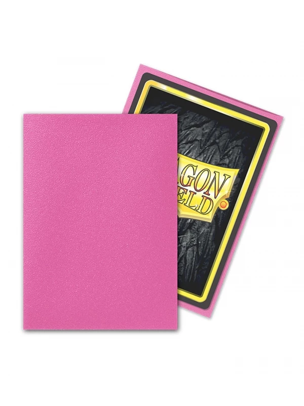 Dragon Shield Matte Pink Diamond card sleeve front and back view