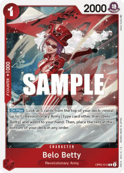 Belo Betty (OP05-015) (V.1) – One Piece Card Game – English