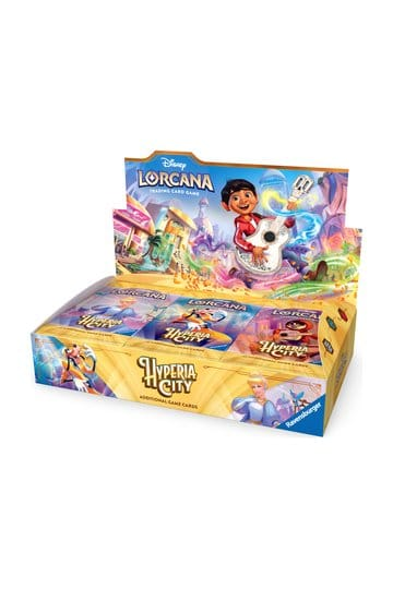 Disney Lorcana TCG Hyperia City Booster Display 24 Packs English Version
