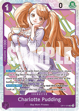 Charlotte Pudding (OP11-070) (V.1) – One Piece Card Game – English