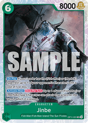 Jinbe (OP11-031) (V.1) – One Piece Card Game – English