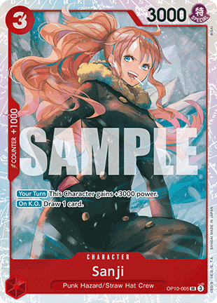 Sanji (OP10-005) (V.1) – One Piece Card Game – English