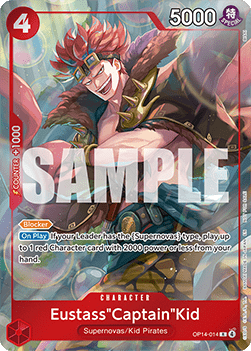 Eustass"Captain"Kid (OP14-014) (V.1) – One Piece Card Game – English