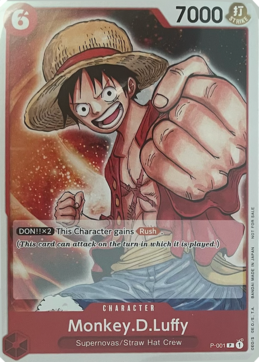 Monkey.D.Luffy (P-001) (V.1) – One Piece Card Game – English