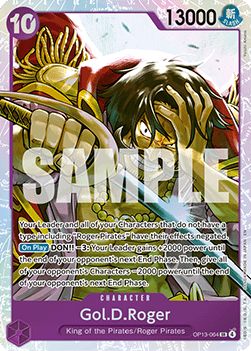 Gol.D.Roger (OP13-064) (V.1) – One Piece Card Game – English