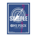 One Piece Card Game official sleeve with navy blue Log Pose design, 70 pack
