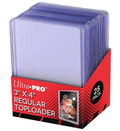 Ultra Pro Regular Toploader 3 x 4 inch, 25 pack of rigid clear card holders