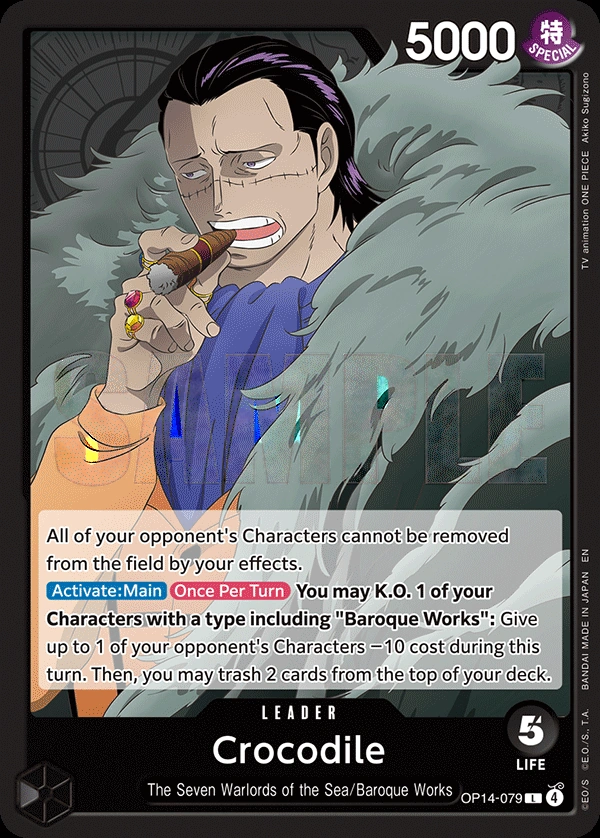 Crocodile Deck - One Piece Card Game (OP-14)