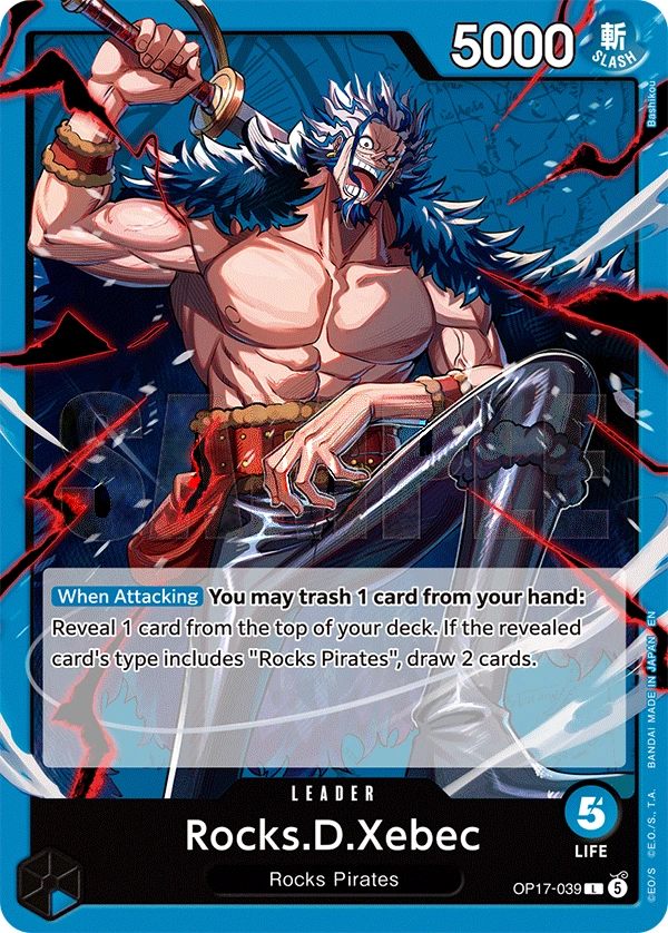 Rocks D. Xebec Deck - One Piece Card Game (OP-17)